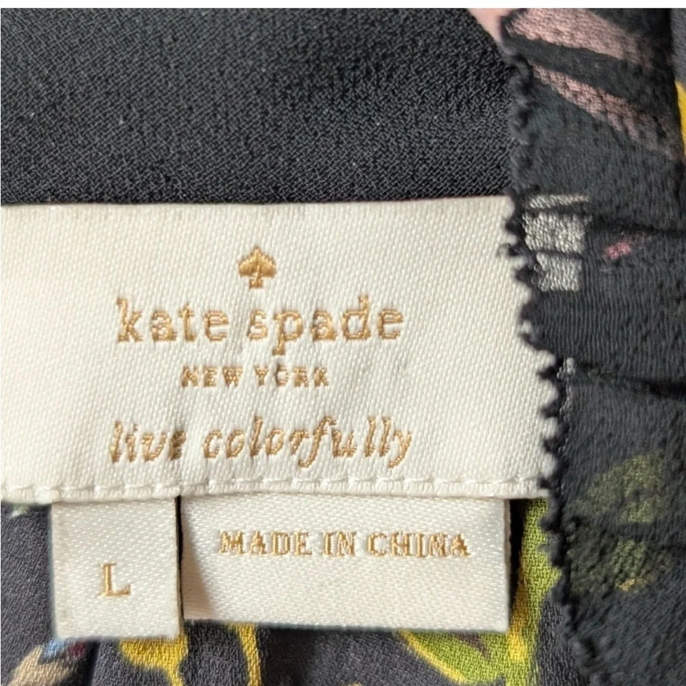 Kate Spade New York Meadow Lace Trim Top, size large